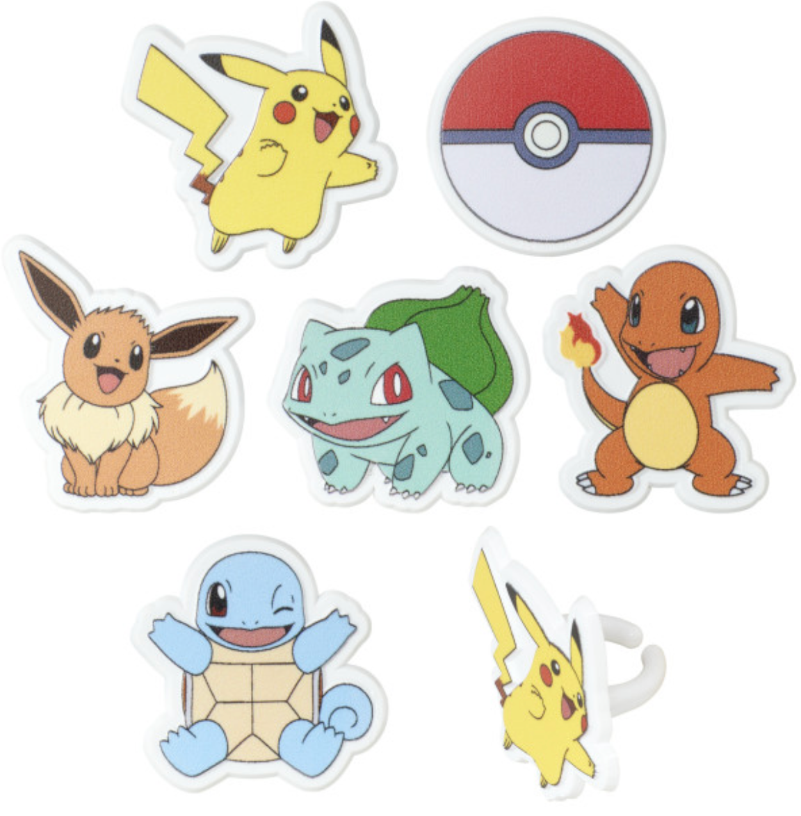 Pokémon Cupcake Rings
