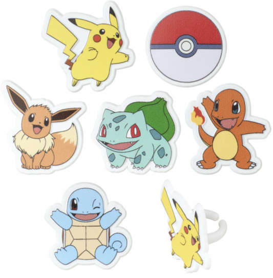 Pokémon Cupcake Rings