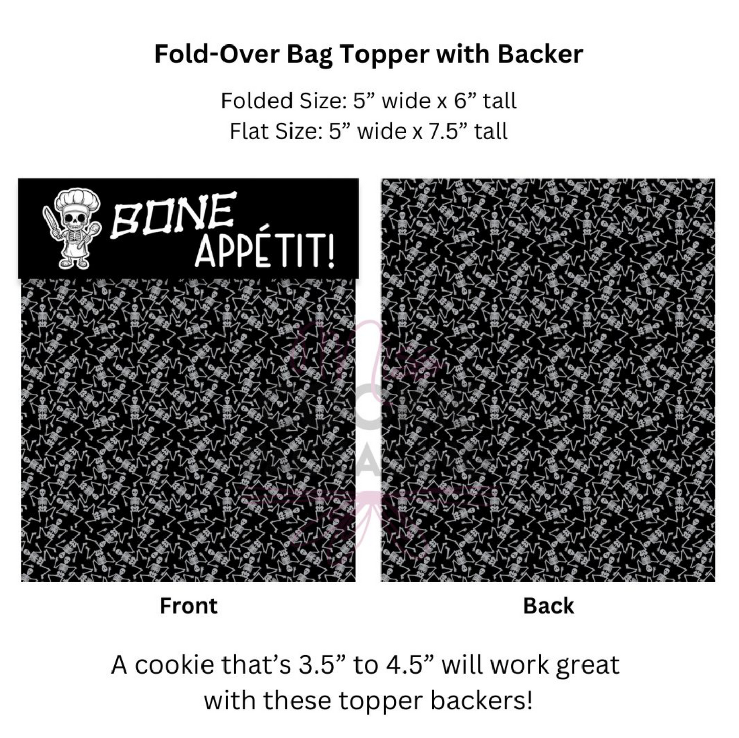 Fold Over Cookie Backer Bone Appetit