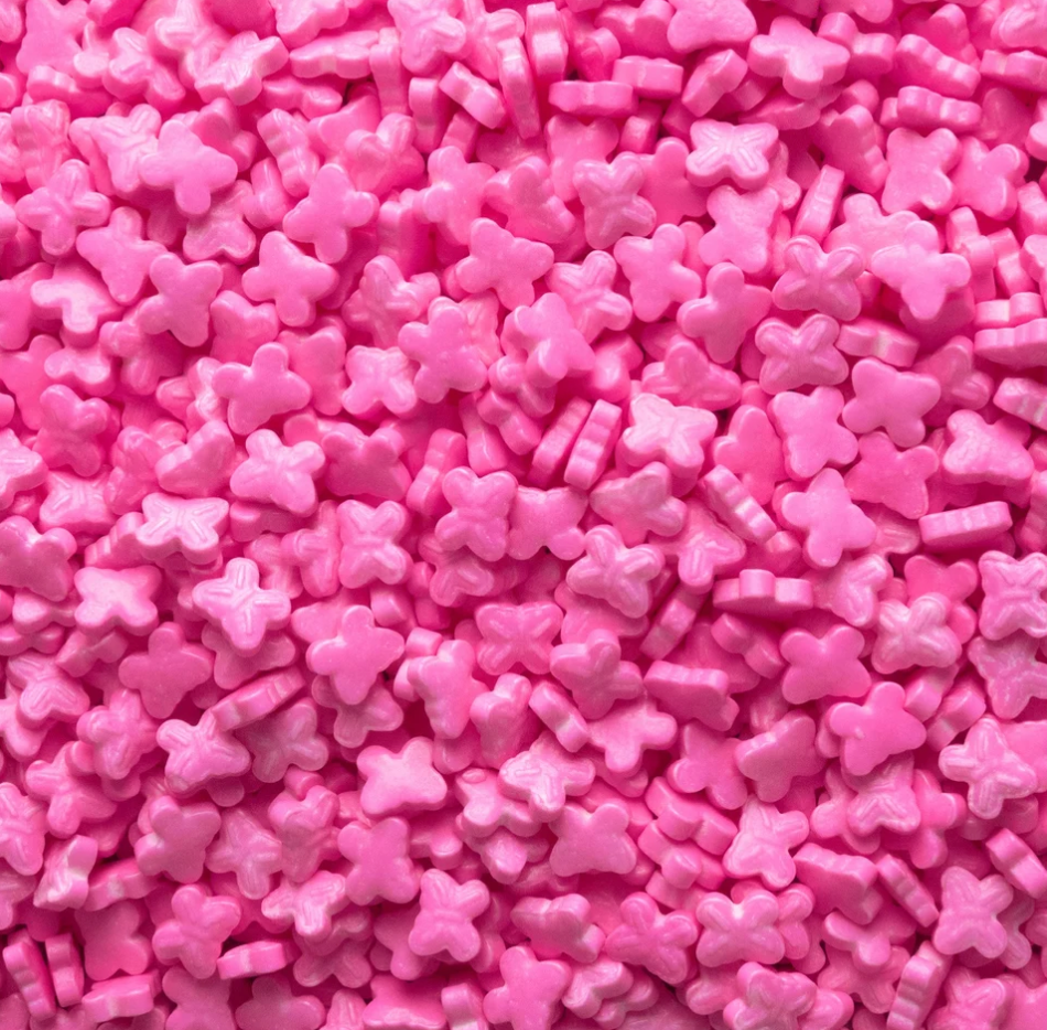 Pink Butterfly Sprinkles