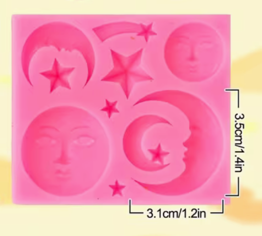 Sun and Moon Silicone Mold 3