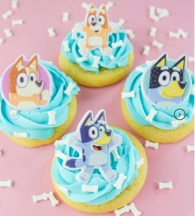 Bluey Cupcake Toppers