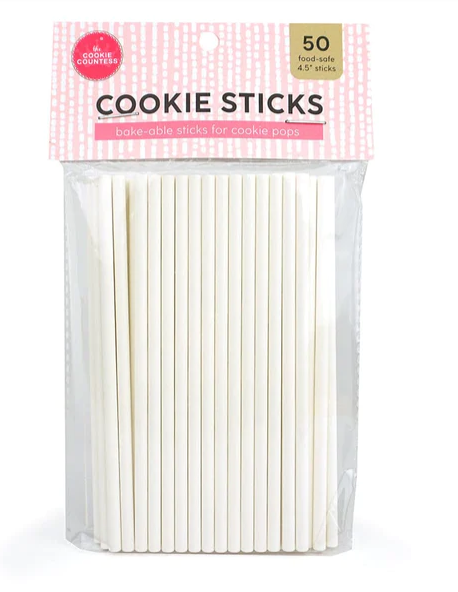 Cookie Pop Sticks, Pack of 50