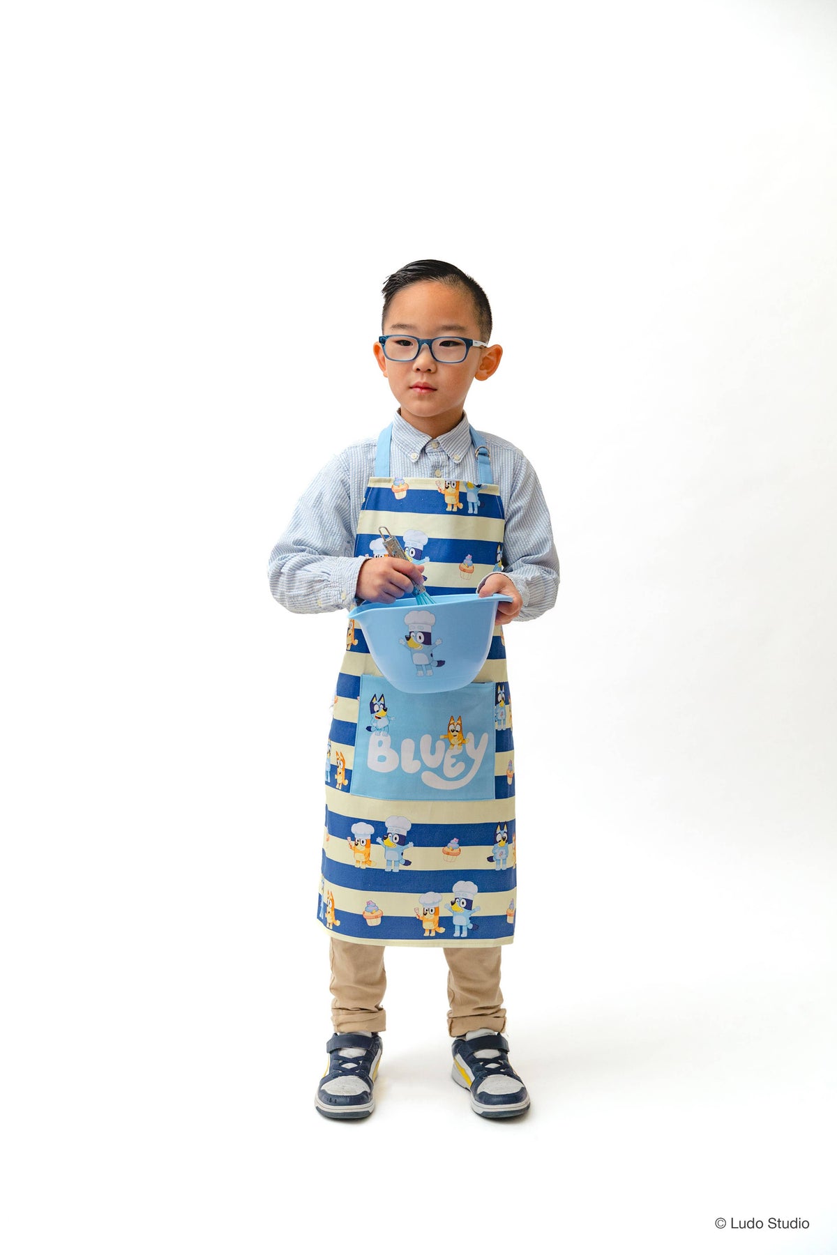 Bluey Youth Apron and Oven Mitt Set - 3pc Chef Outfit