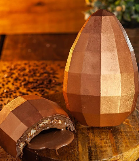 Faceted Egg Chocolate Mold