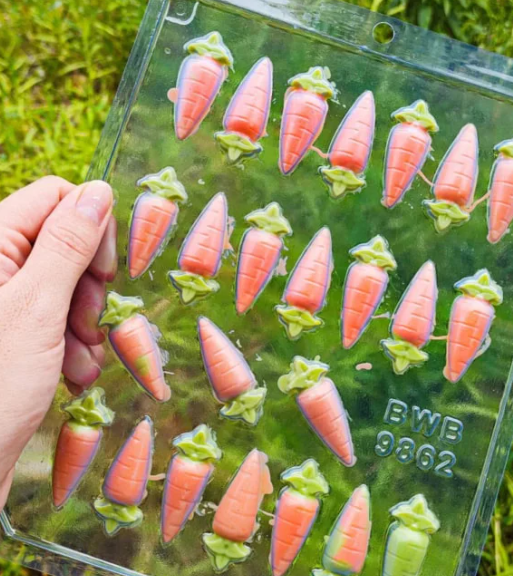 Mini Carrots Single Chocolate Mold