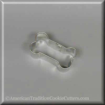 2" Mini Dog Bone Cookie Cutter