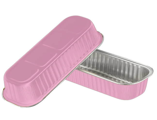 Light Pink Narrow Pan with Lid