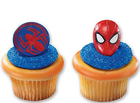 Spiderman Cupcake Toppers