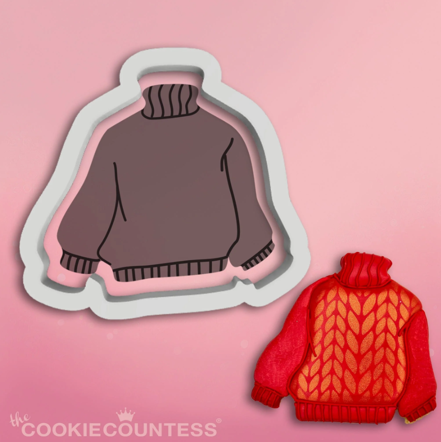 Slouchy Sweater Cookie Cutter