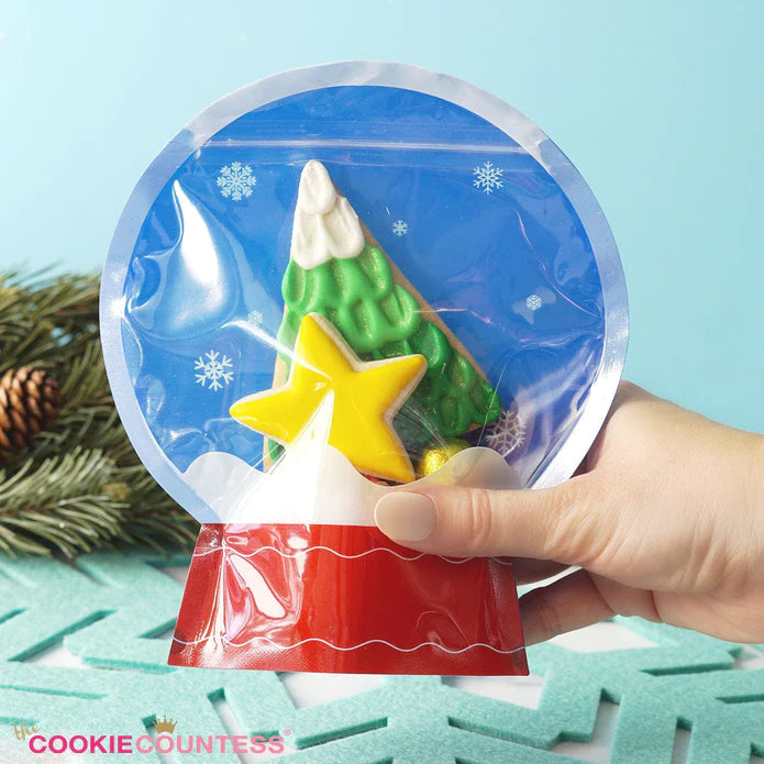 Snow Globe Cookie Bag