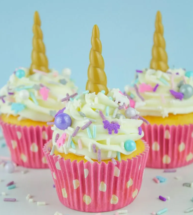 Unicorn Horn Cupcake Toppers – The Dessert Depot