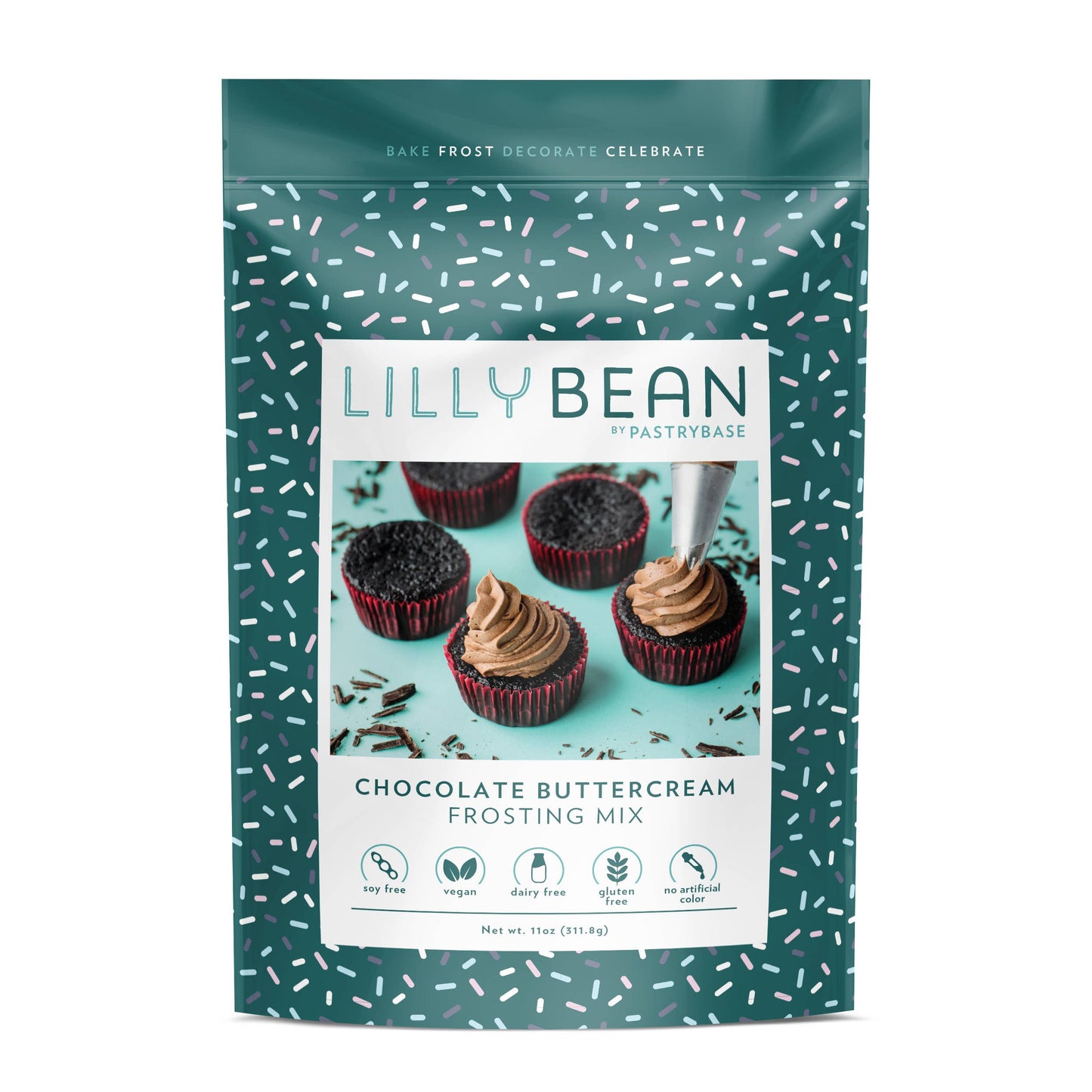 LillyBean by PastryBase - LillyBean Chocolate Buttercream Frosting Mix (Vegan and GF)