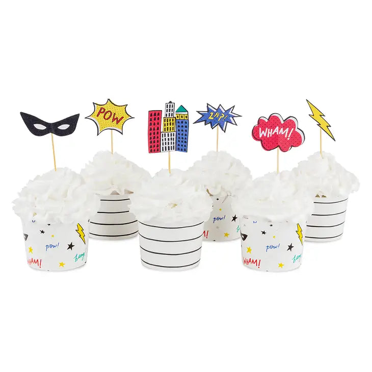 Superhero Cupcake Decorating Set