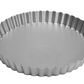 Anodized Aluminum, Fluted Tart Pan Removable Bottom