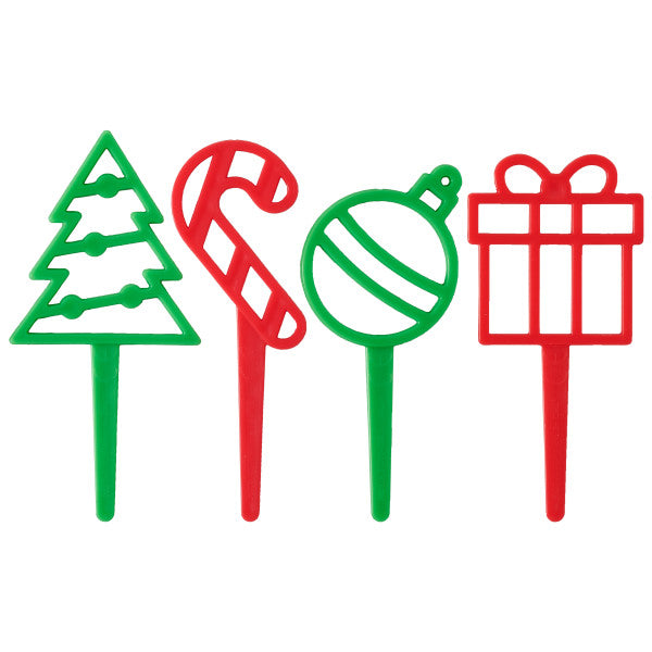 Christmas Holiday Icon Cupcake Pics