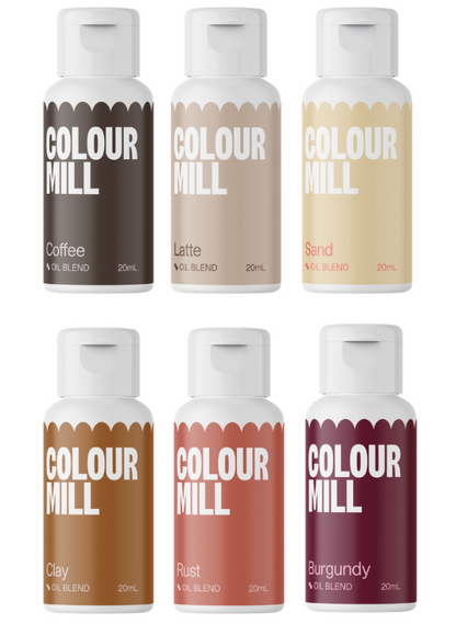 Colour Mill Oil Based Food Coloring 6 Pack