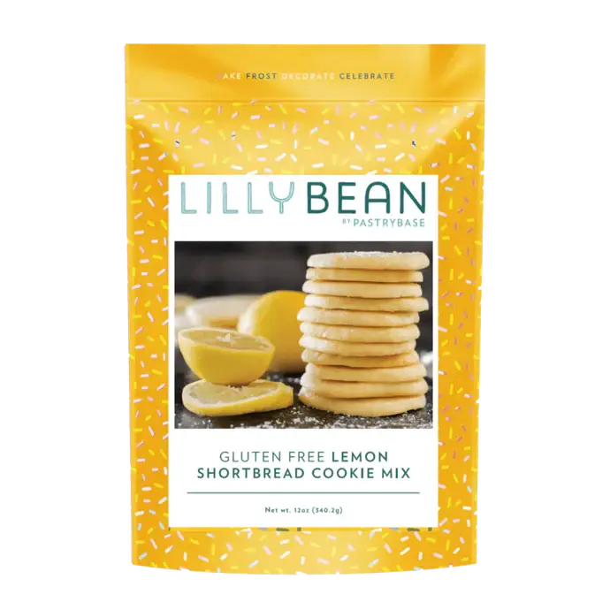 LillyBean by PastryBase - LillyBean Lemon Shortbread Cookie Mix (Gluten-free!)