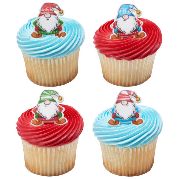 Christmas Gnome Cupcake Rings