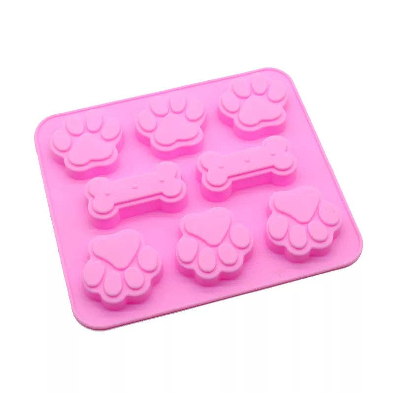 Life of a Pet - Dog Paw & Bone Silicone Baking Mold