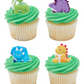 Dinosaur Cupcake Rings