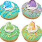 Dinosaur Cupcake Rings
