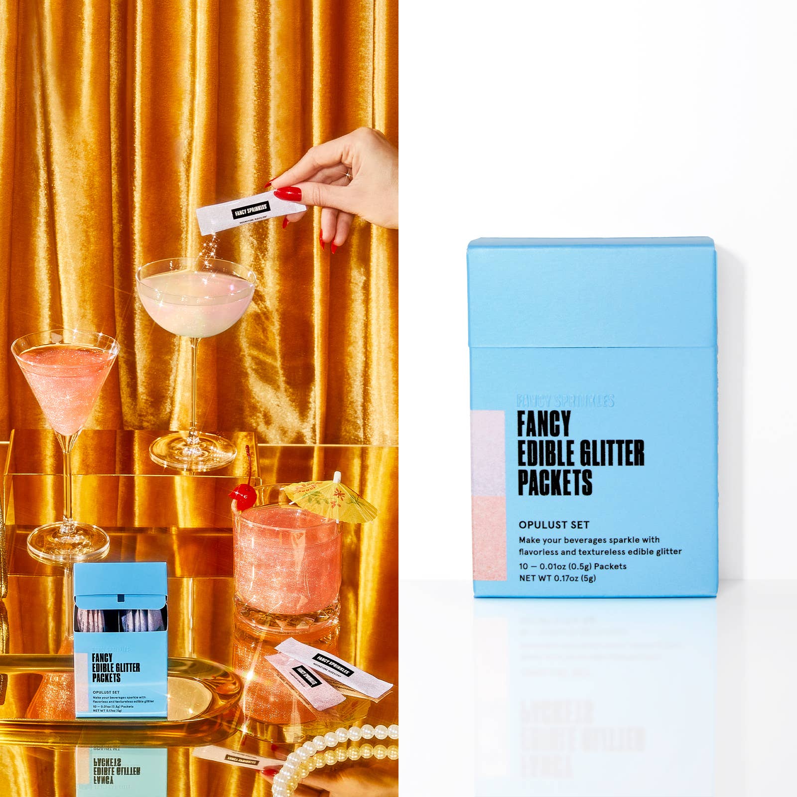 Opulust Edible Glitter Packets – The Dessert Depot